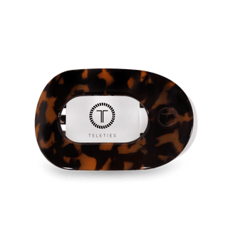 Round Flat Hair Clip | Small | Tortoise - KJ Clothier