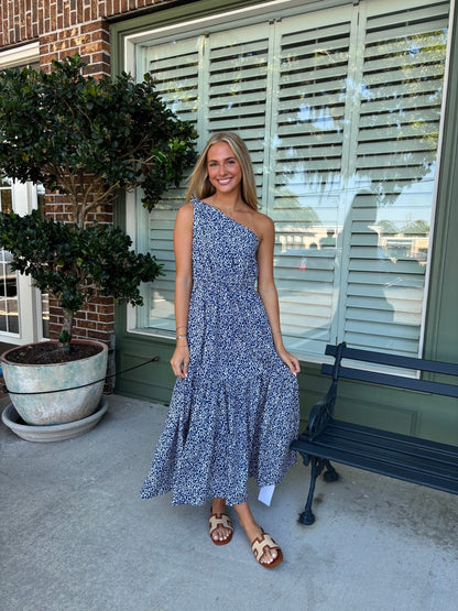 Sasha One Shoulder Maxi Dress - KJ Clothier