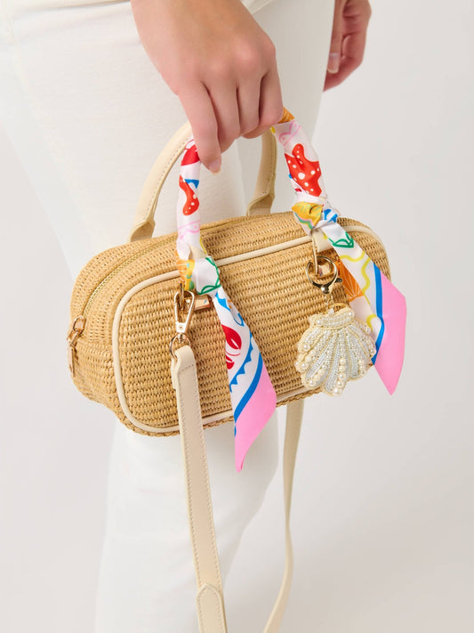 Shiraleah - Coral Cherries Bag Scarves - KJ Clothier
