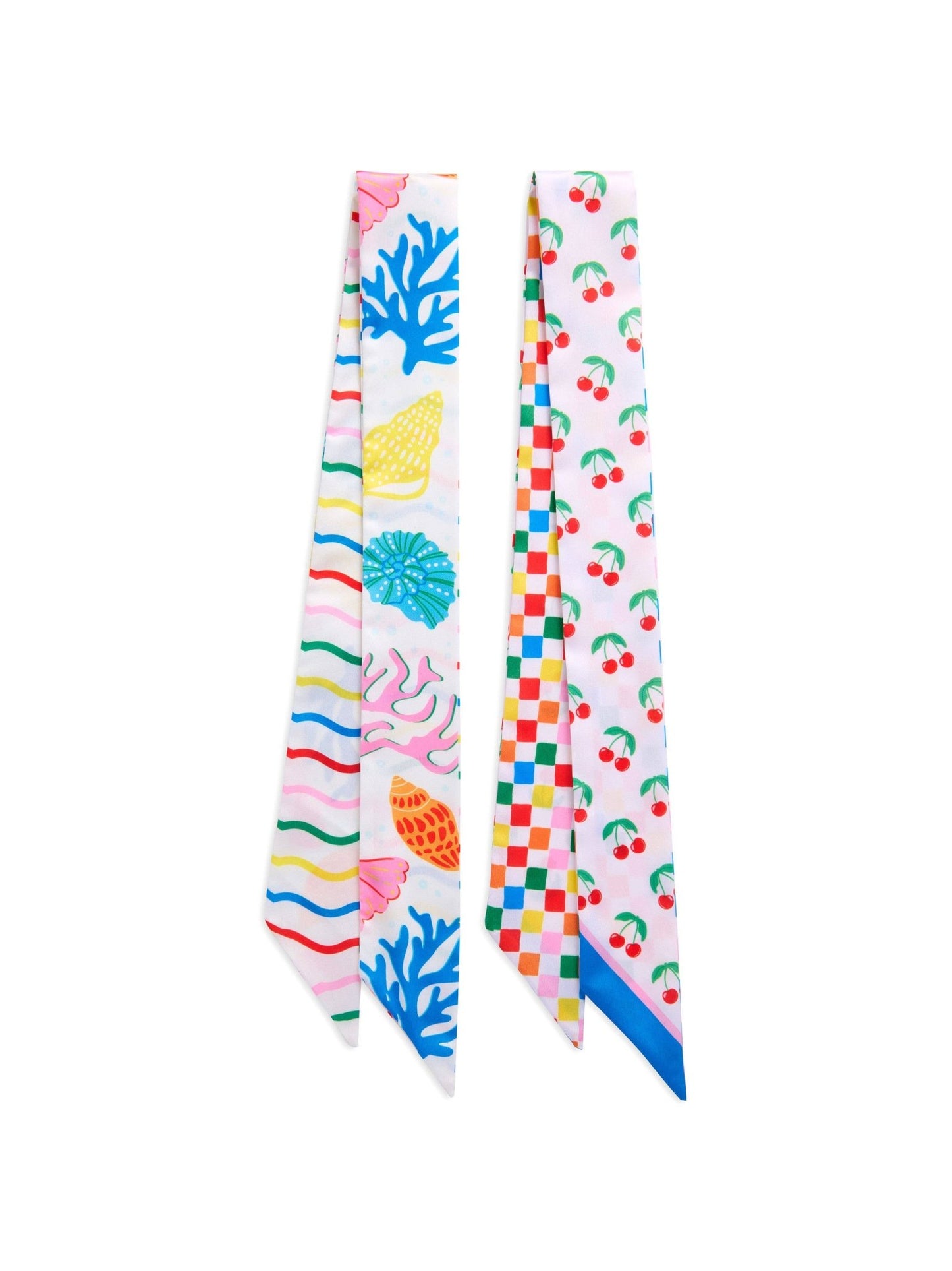 Shiraleah - Coral Cherries Bag Scarves - KJ Clothier