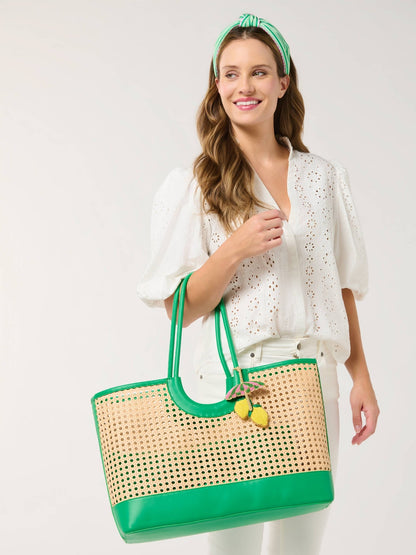 Shiraleah - Lemon Umbrella Beaded Bag Charm - KJ Clothier