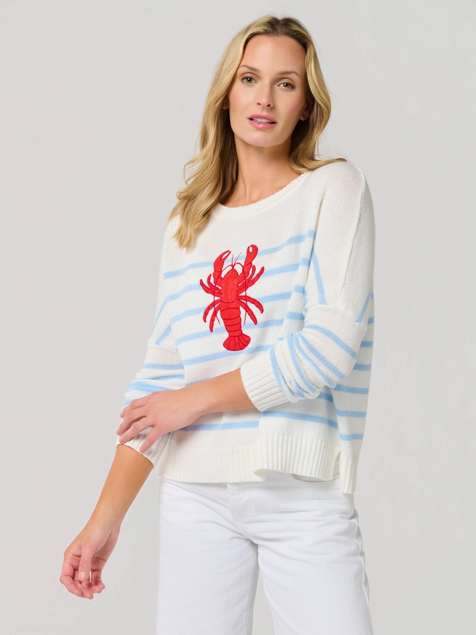 Shiraleah - Lobster Relaxed Sweater - KJ Clothier
