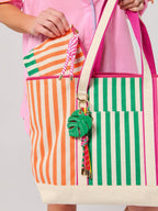 Shiraleah - Palm Leaf Beaded Bag Charm - KJ Clothier