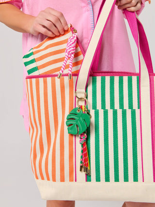 Shiraleah - Palm Leaf Beaded Bag Charm - KJ Clothier