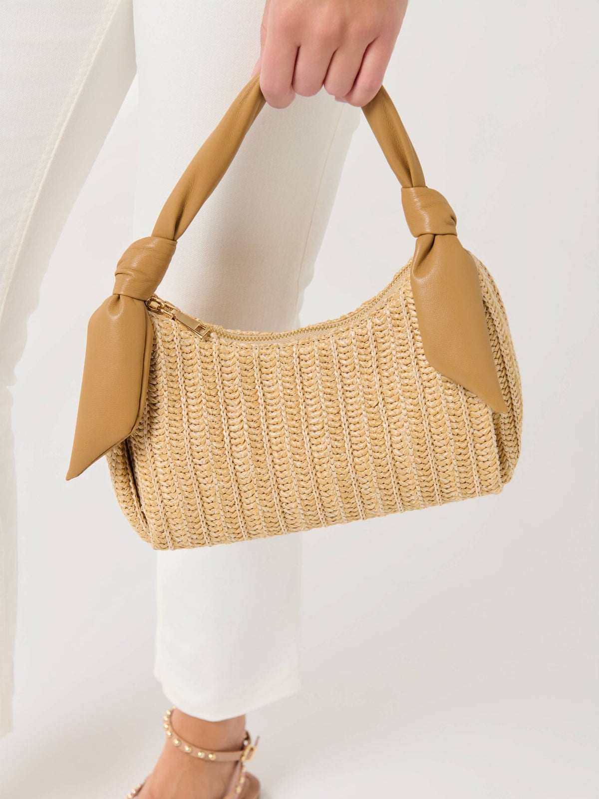 Shiraleah - Riley Top Handle Bag - Ivory - KJ Clothier