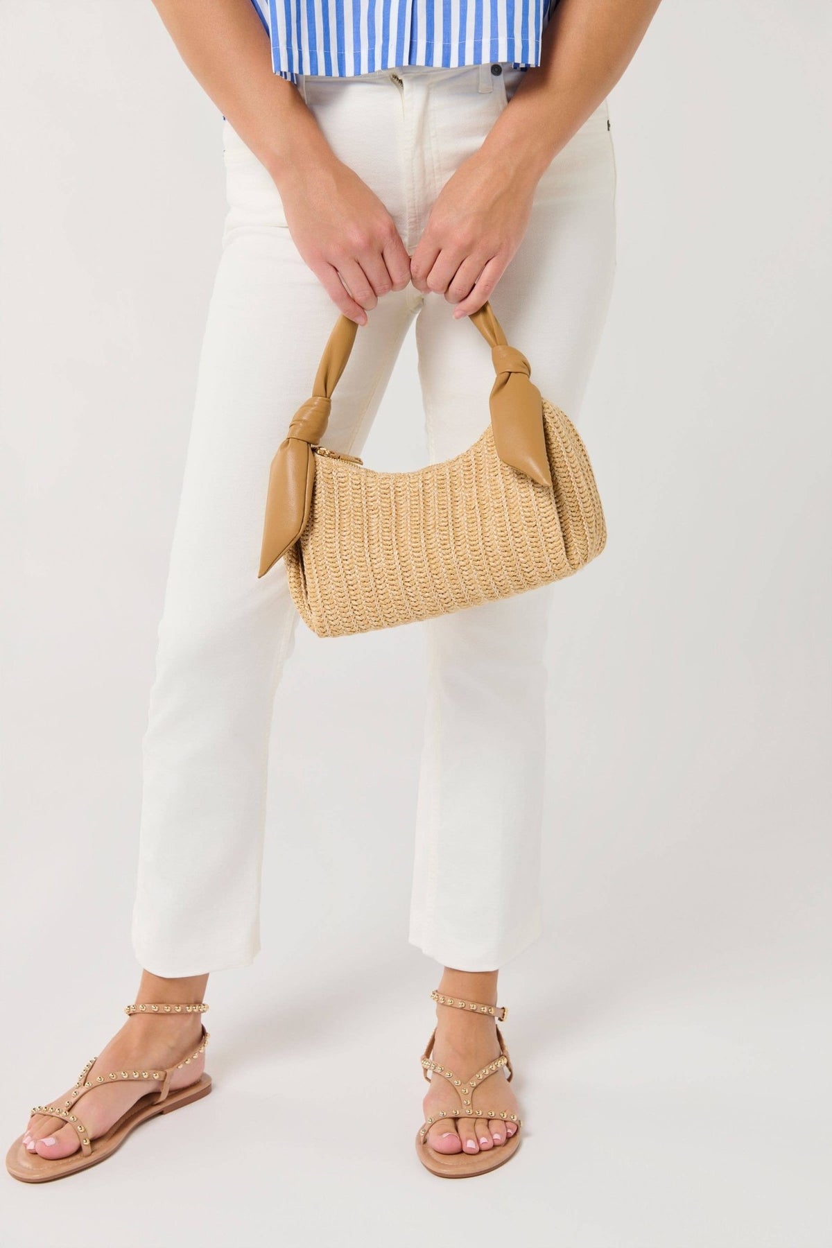Shiraleah - Riley Top Handle Bag - Ivory - KJ Clothier