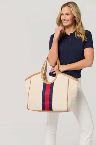 Shiraleah - Scala Tote - Ivory - KJ Clothier