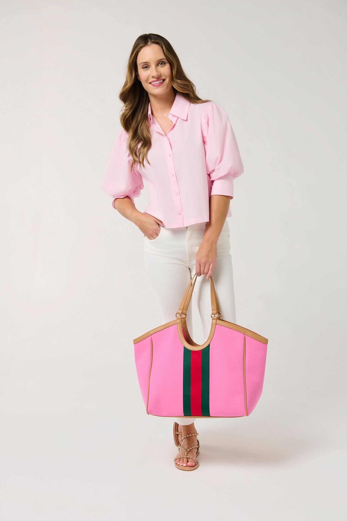 Shiraleah - Scala Tote - Ivory - KJ Clothier