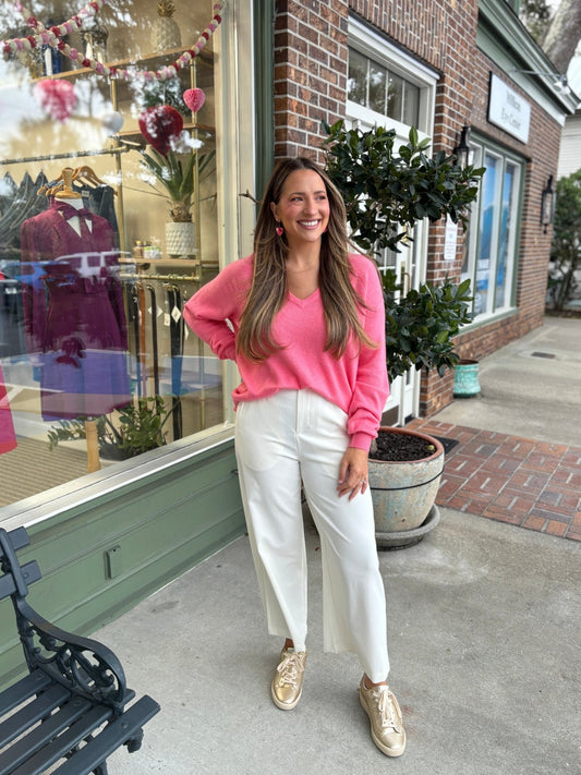 Show Me Your MuMu - Anything Goes Sweater - Coral Knit - KJ Clothier