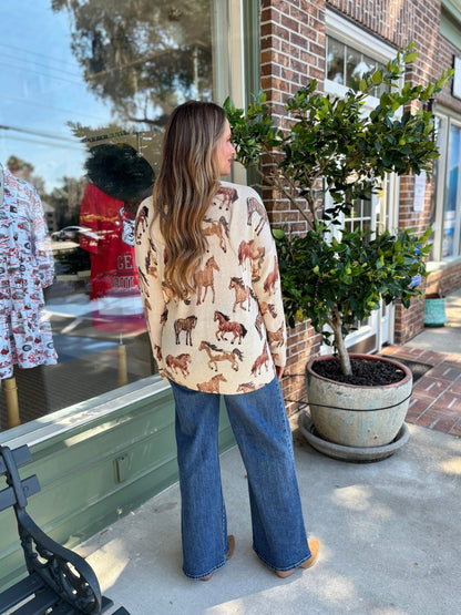 Show Me Your MuMu - Bonfire Sweater - Wild Horses Knit - KJ Clothier