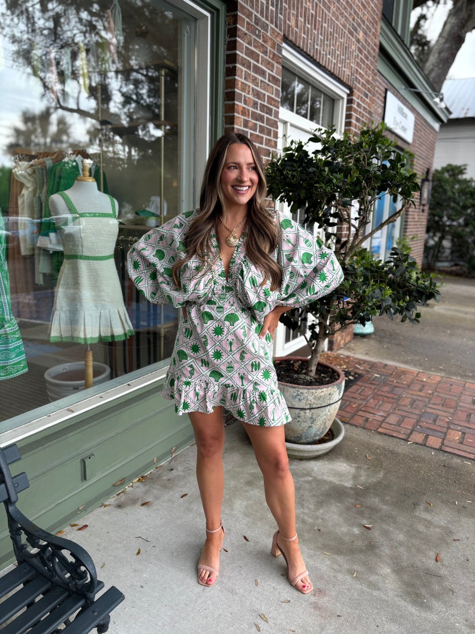 Show Me Your MuMu - Hadley Mini Dress - Coastal Collage - KJ Clothier