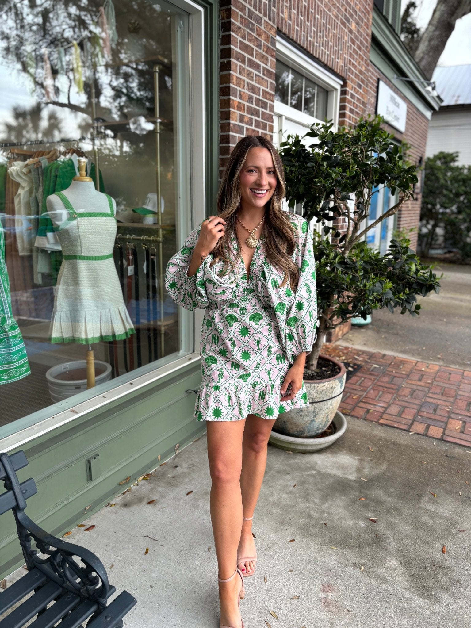Show Me Your MuMu - Hadley Mini Dress - Coastal Collage - KJ Clothier