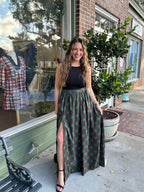 Show Me Your MuMu - Monroe Maxi Skirt - Mistletoe Plaid - KJ Clothier