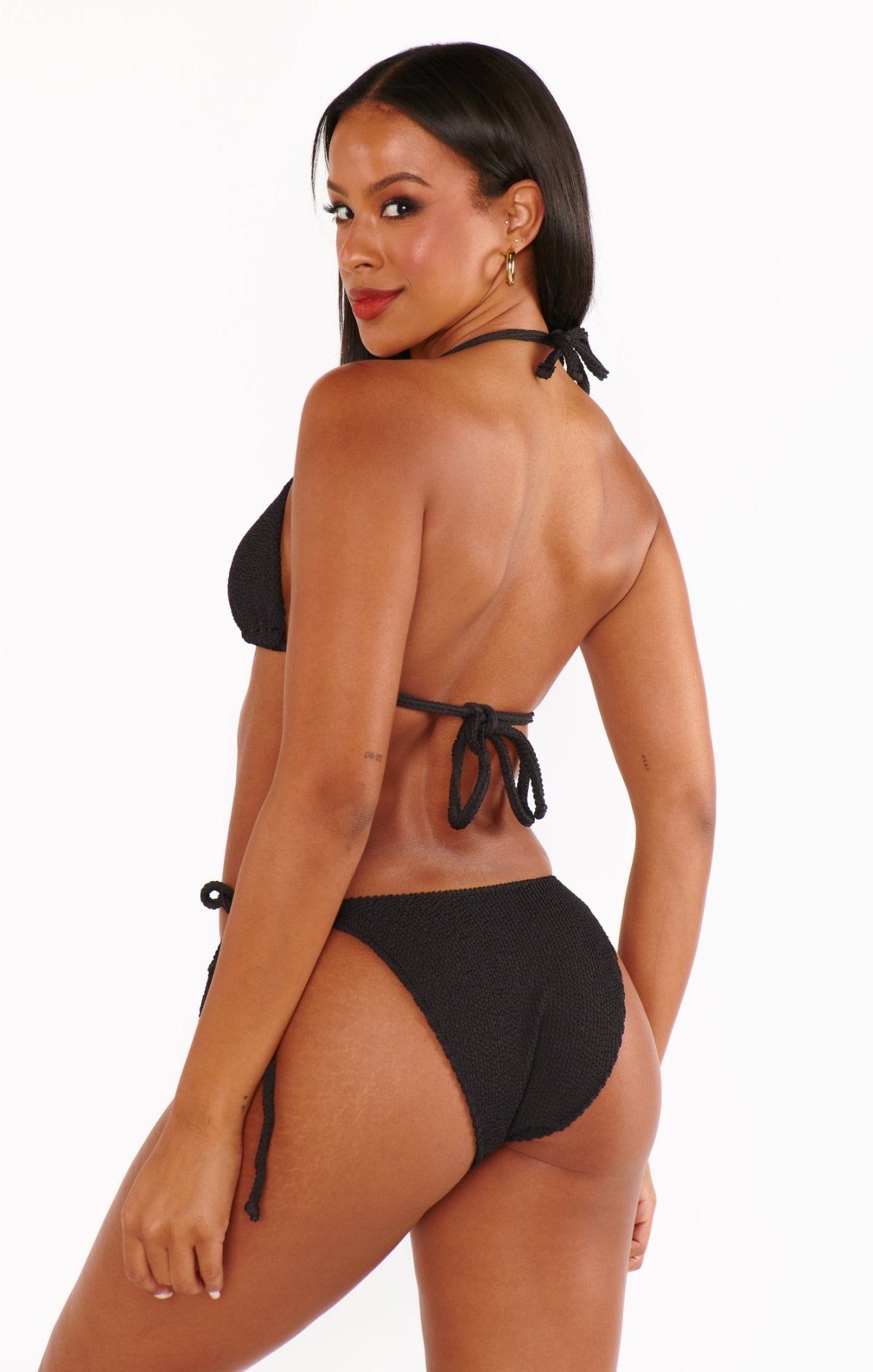 Show Me Your MuMu - Tides Bottom - Black Scrunch - KJ Clothier