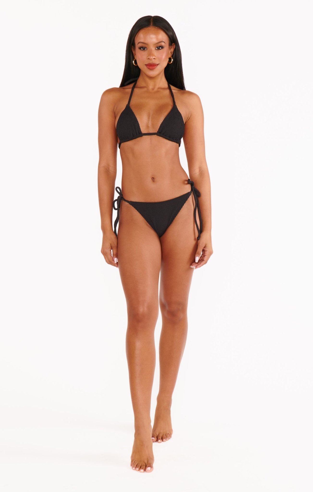 Show Me Your MuMu - Triangle Top - Black Scrunch - KJ Clothier