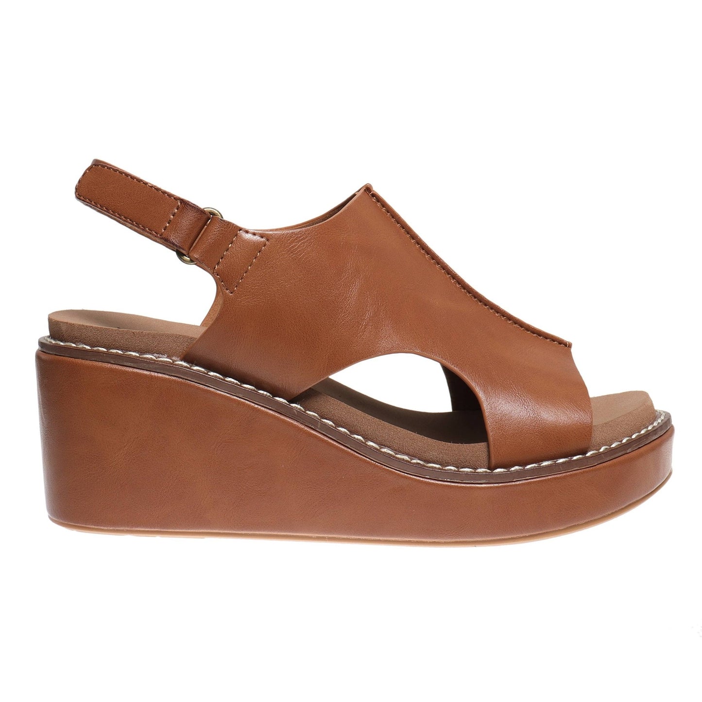 Sonda Wedge - Tan - KJ Clothier