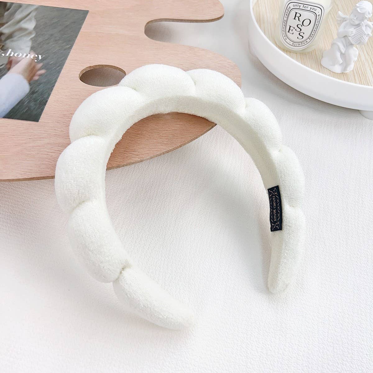 Spa Headband - White - KJ Clothier