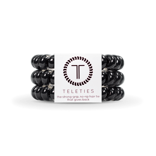 Spiral Hair Coil | Large | Jet Black - KJ Clothier