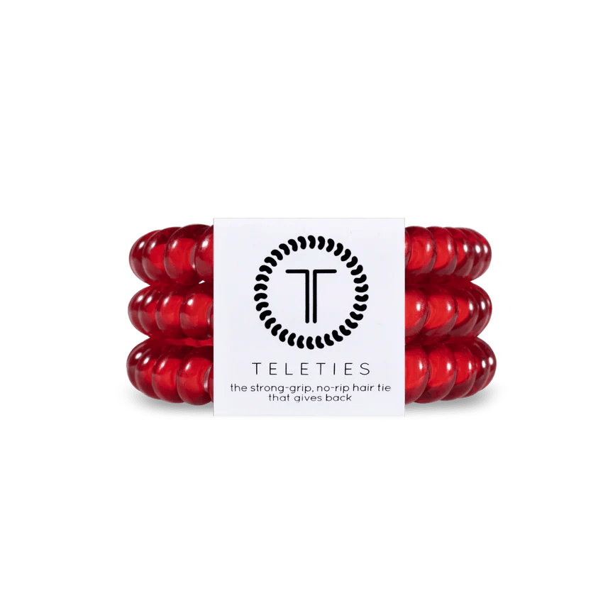 Spiral Hair Coil | Small | Scarlet Red - KJ Clothier