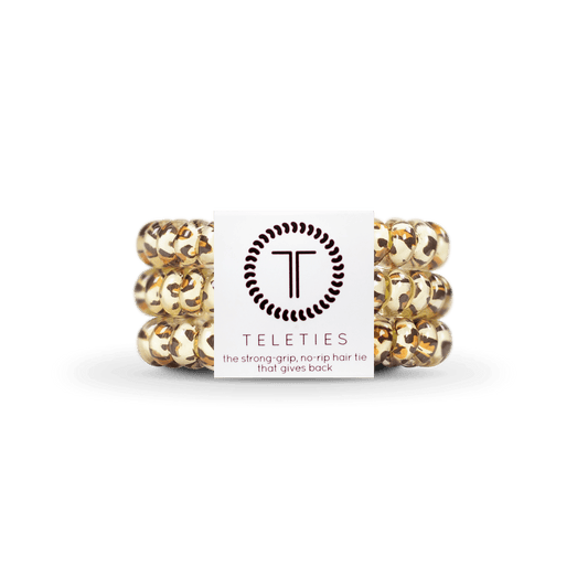 Spiral Hair Coils | Small | Leopard Hair Ties - KJ Clothier