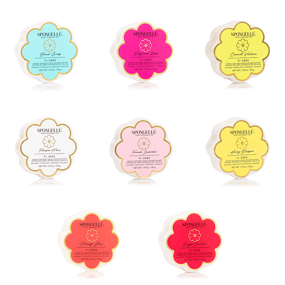 Spongelle - Daisy Collection Infused Spongette - KJ Clothier
