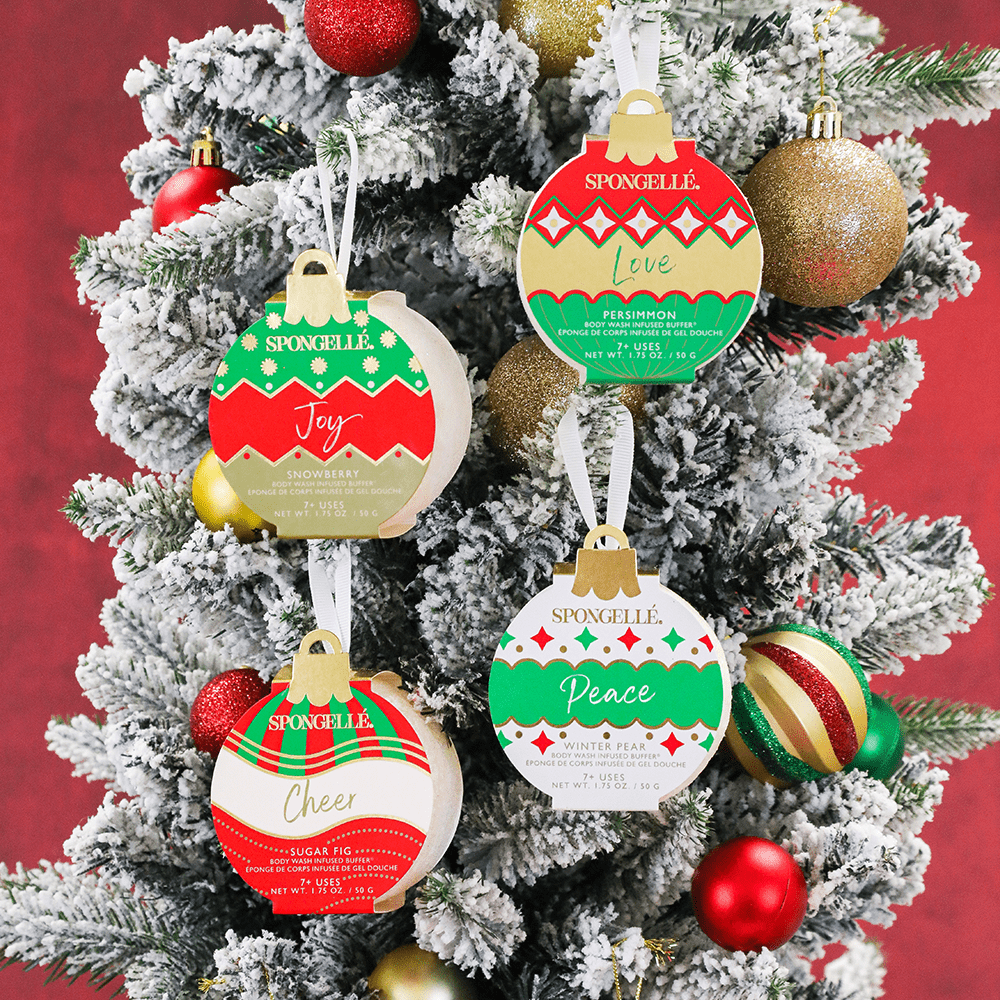 Spongelle - Holiday Ornament Buffer - KJ Clothier