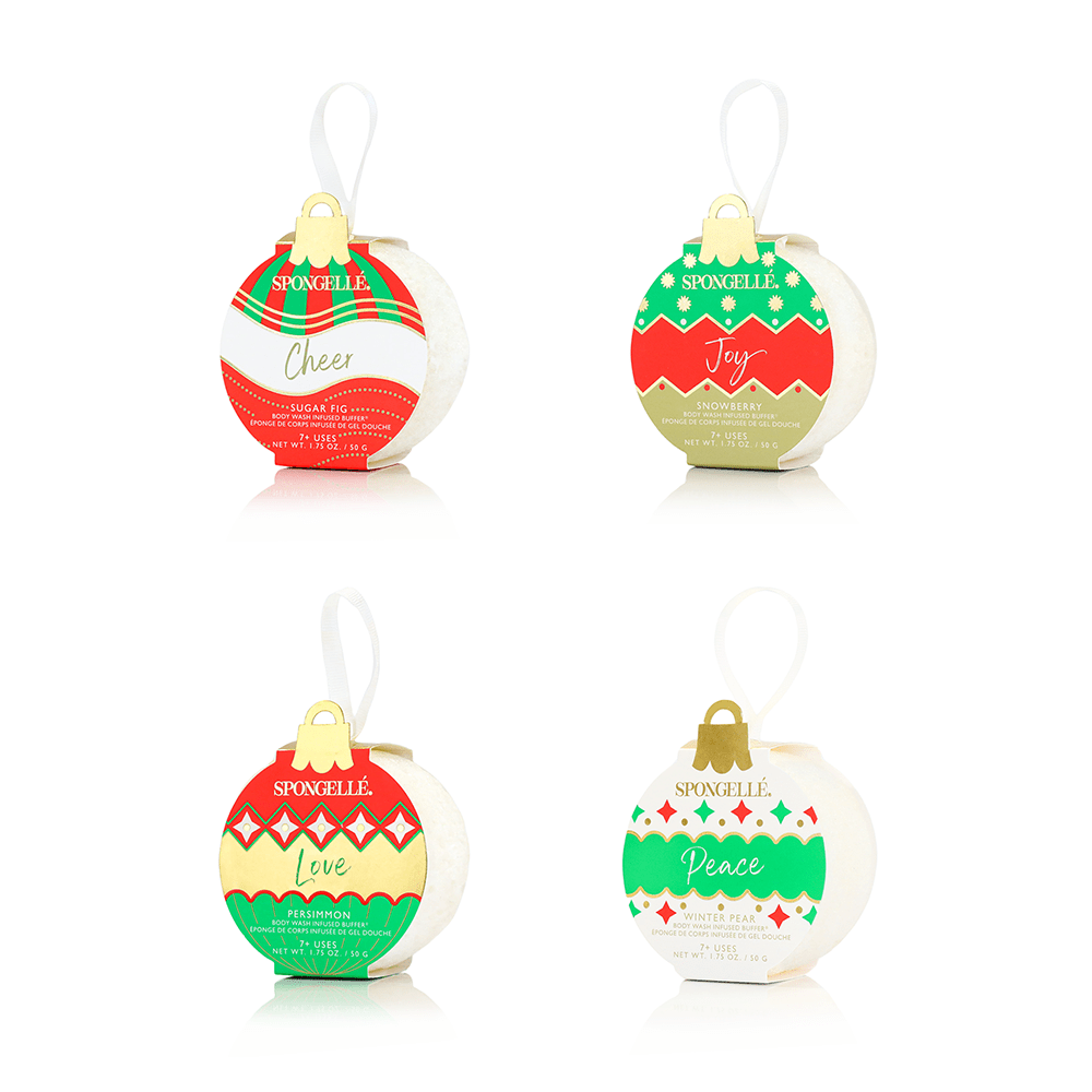 Spongelle - Holiday Ornament Buffer - KJ Clothier