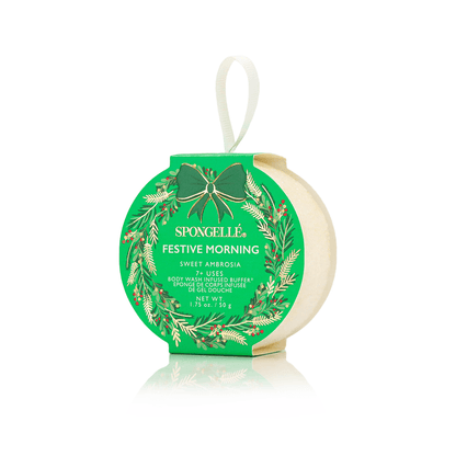 Spongelle - Holiday Wreath Body Buffer - KJ Clothier