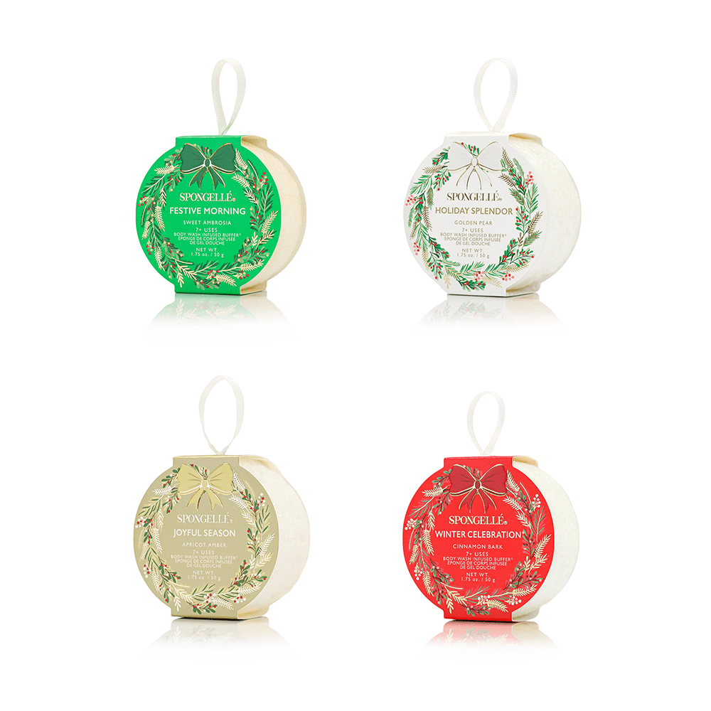 Spongelle - Holiday Wreath Body Buffer - KJ Clothier