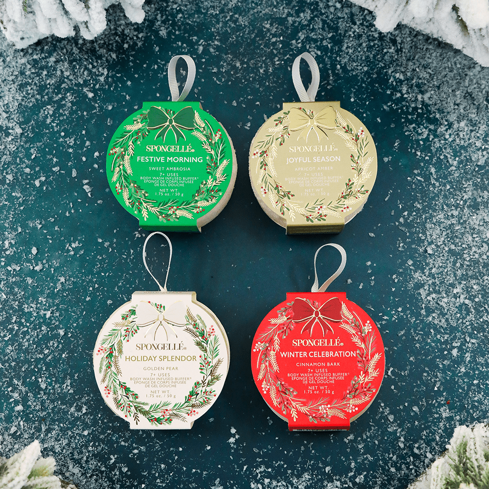 Spongelle - Holiday Wreath Body Buffer - KJ Clothier