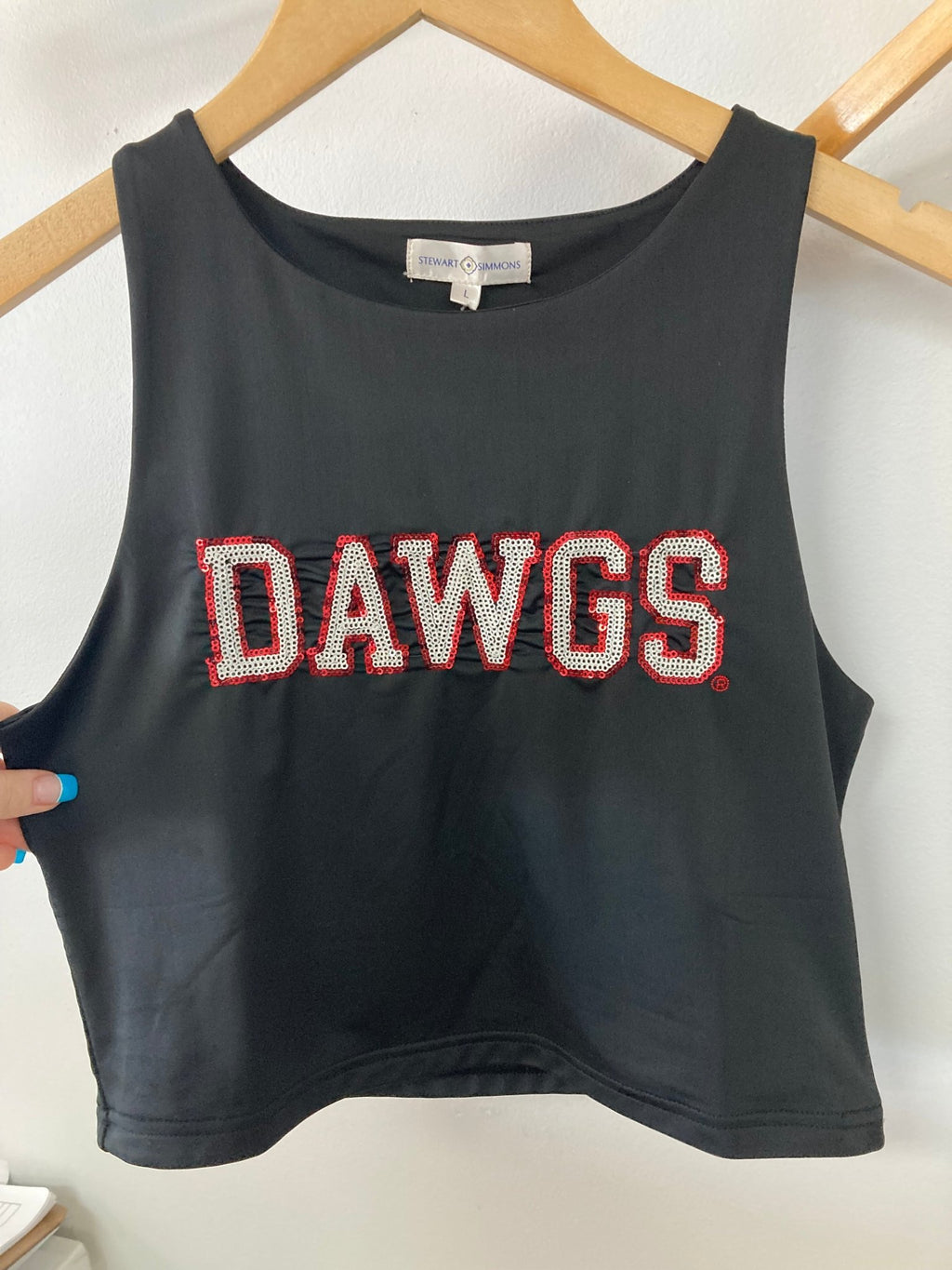 Stewart Simmons - Dawgs Cropped Tank - KJ Clothier