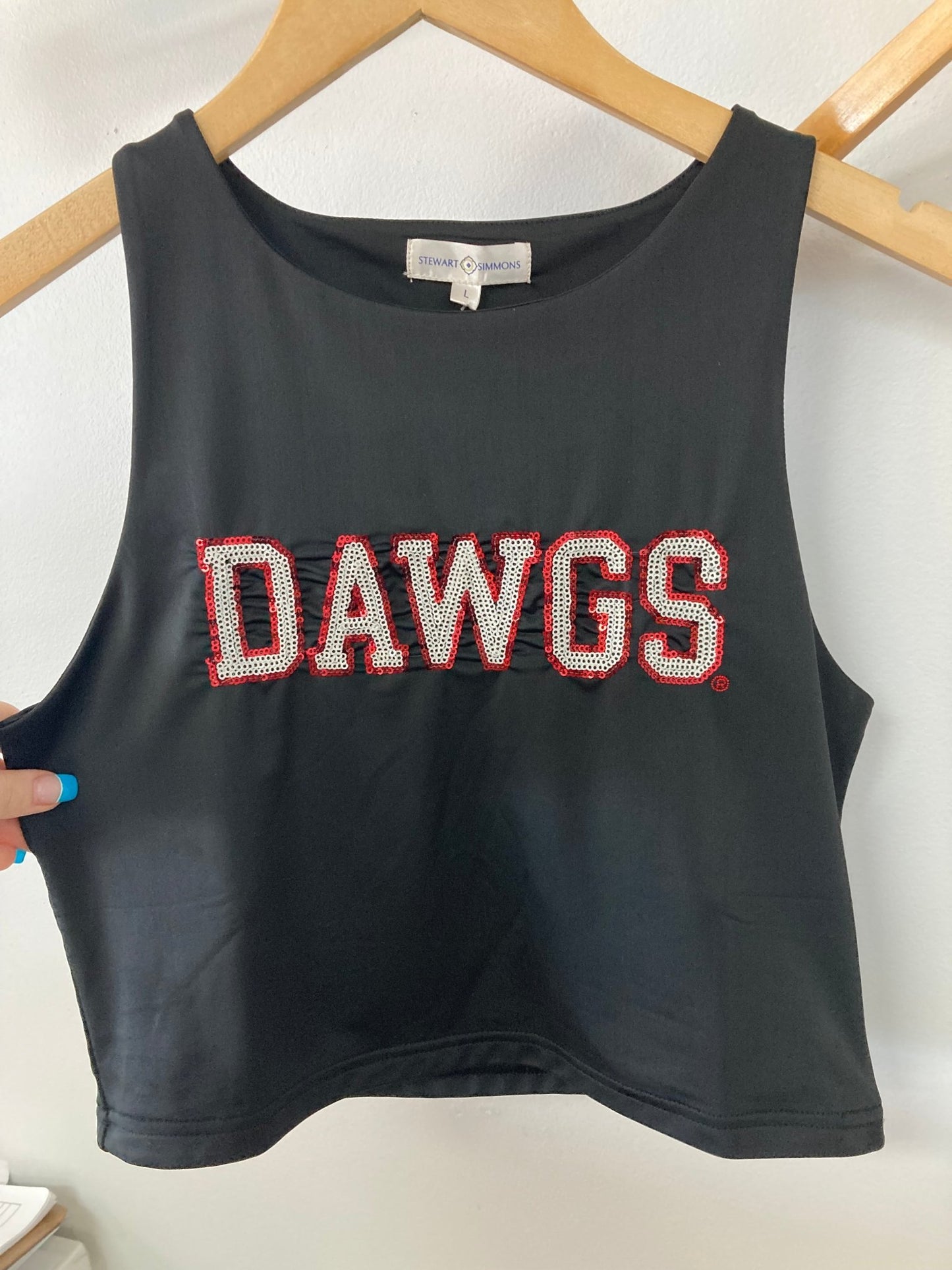 Stewart Simmons - Dawgs Cropped Tank - KJ Clothier