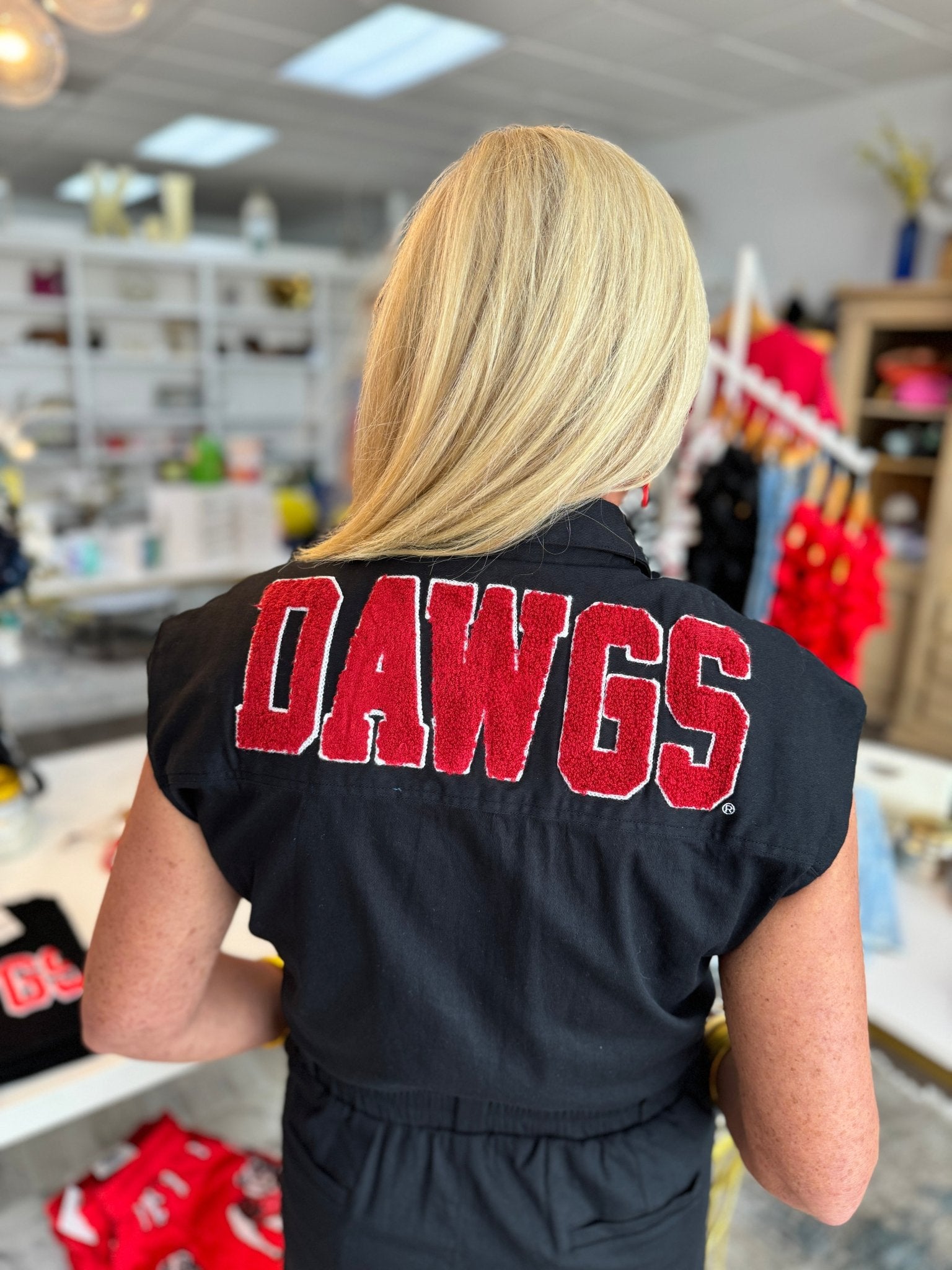 Stewart Simmons - DAWGS Varsity Dress - Black - KJ Clothier