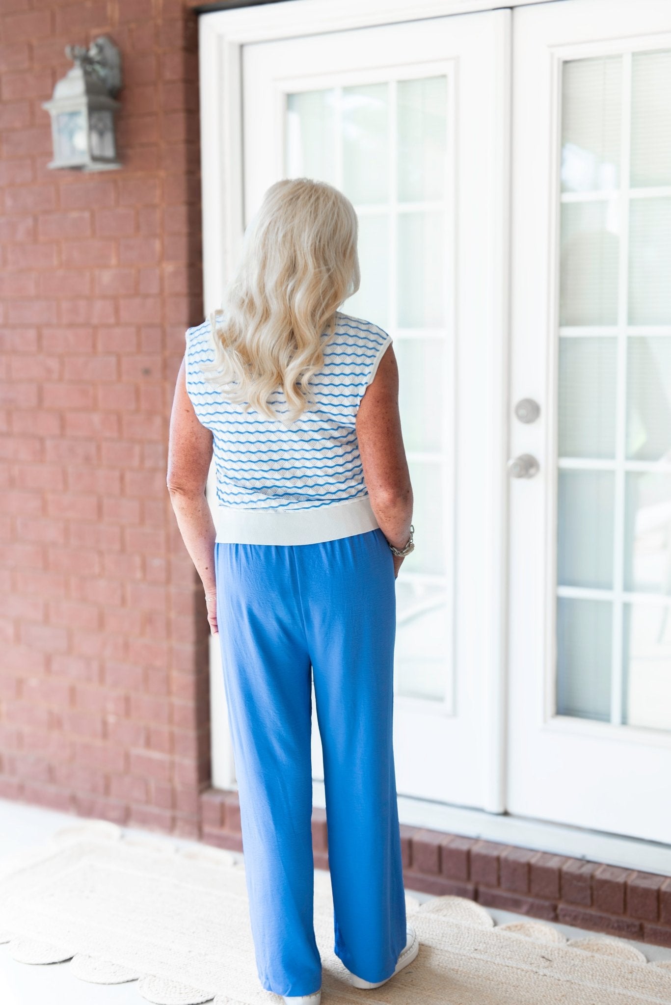 Summer Chic Trousers - Blue - KJ Clothier