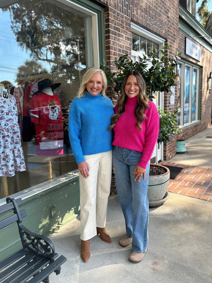 Sweet Tart Sweater - Hot Pink - KJ Clothier