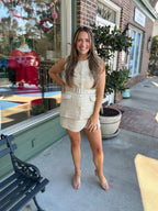 Taste of Tweed Top - Ivory - KJ Clothier