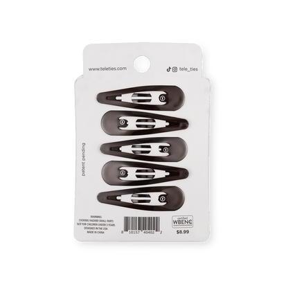 Teleties - Snap Clip - 6 Count - KJ Clothier