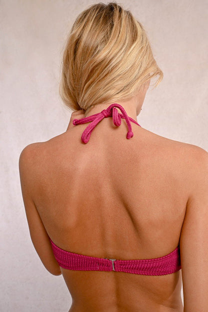 Terry Bandeau Swimsuit Top - KJ Clothier