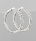 Textured Tilly Hoop Earrings - KJ Clothier