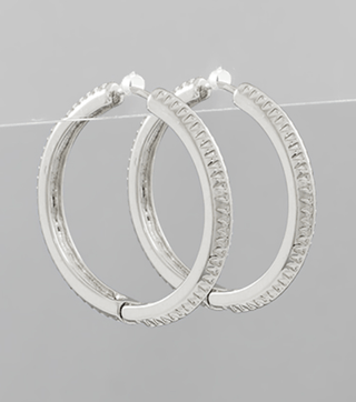 Textured Tilly Hoop Earrings - KJ Clothier