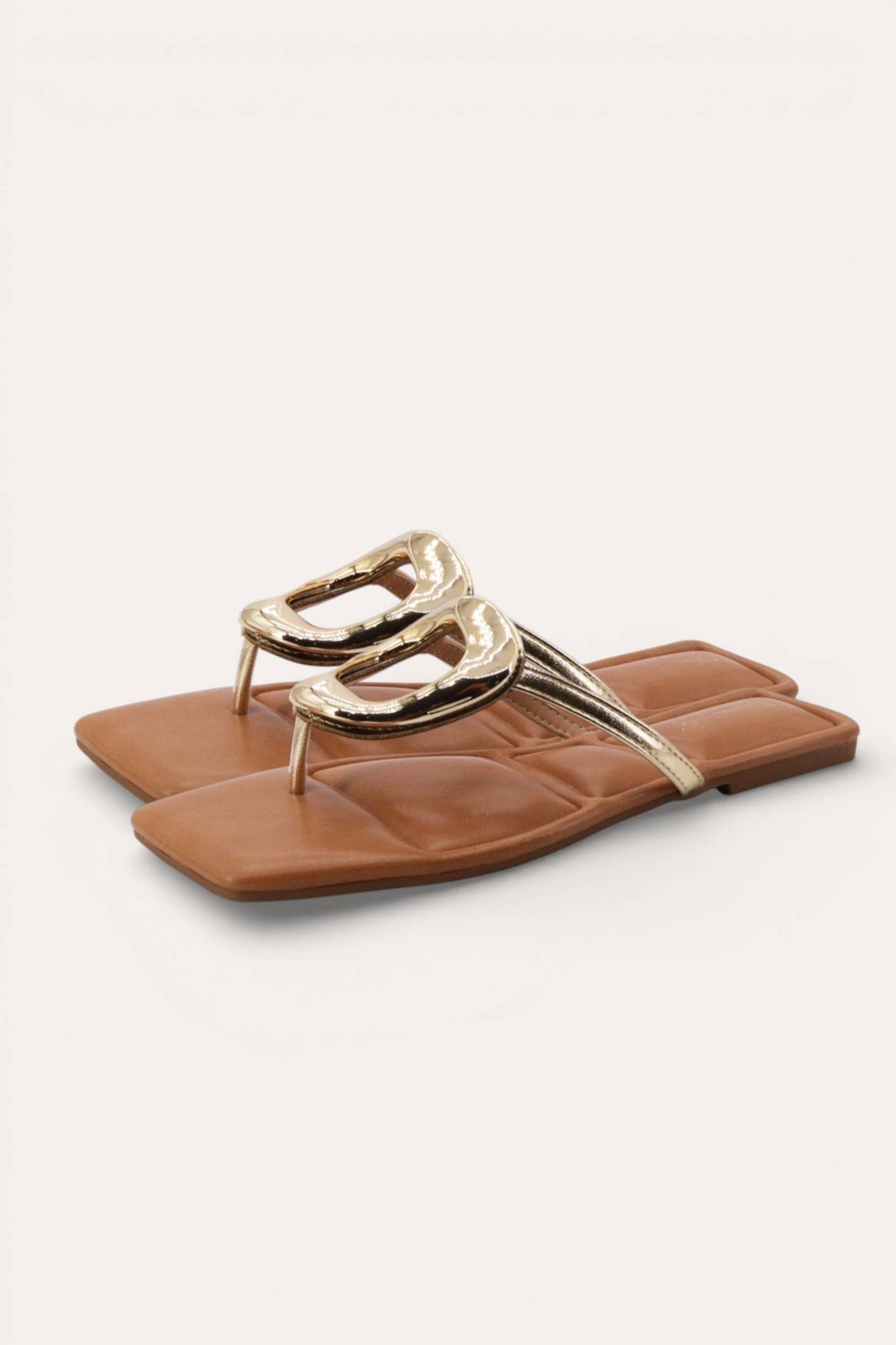 Tokyo Sandal - Gold - KJ Clothier