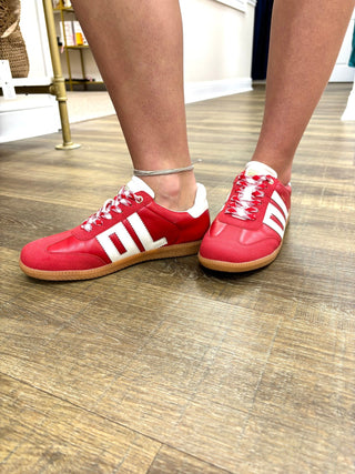 Trackstar Sneaker - Red - KJ Clothier