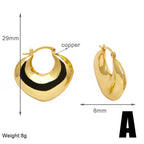 U - Shape Huggie Hoops - KJ Clothier