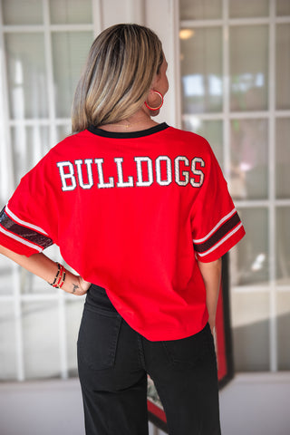 Stewart Simmons - Georgia Blitz Jersey Sequin Tee