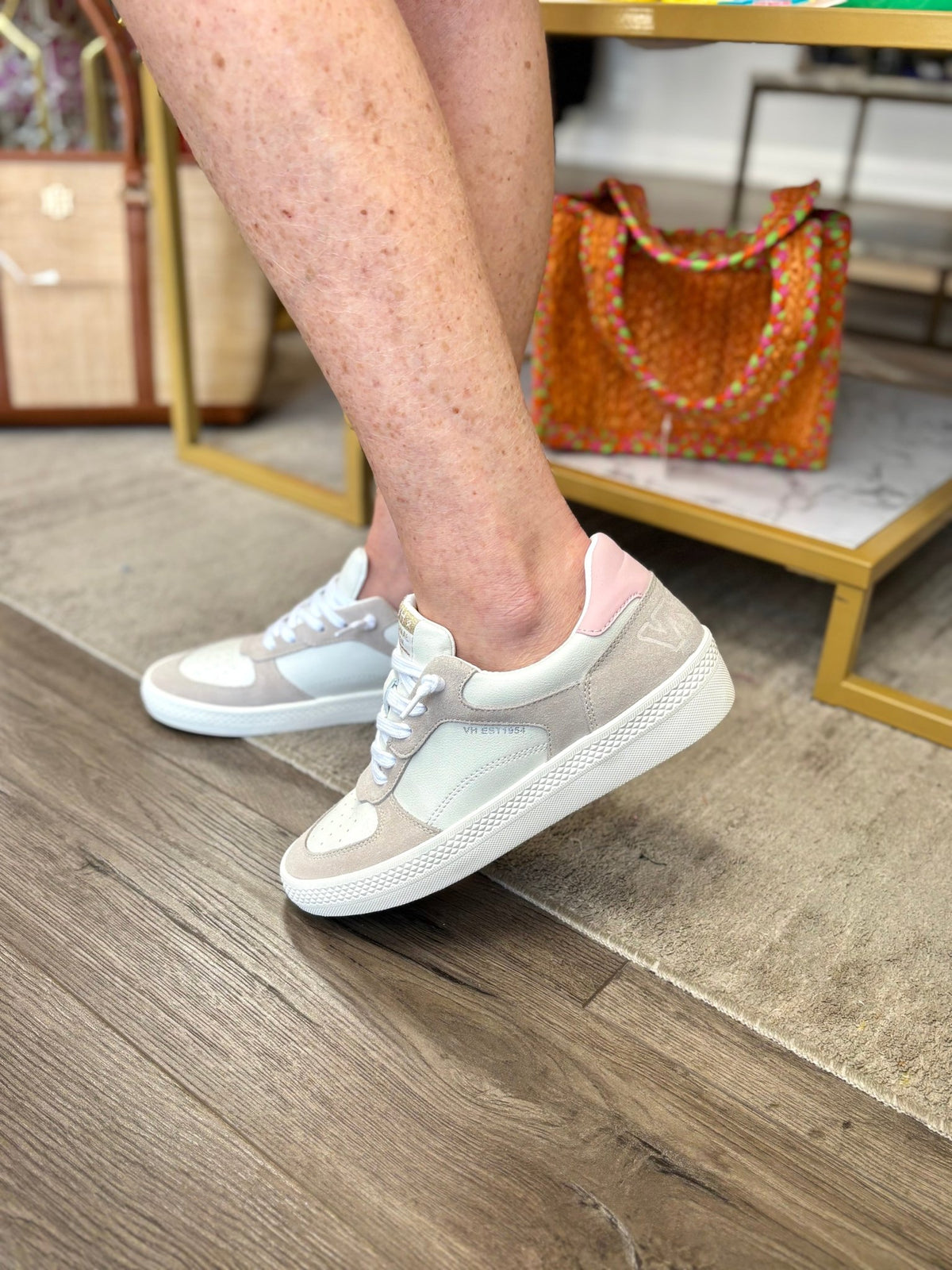Vintage Havana - Fast 7 Sneaker - White & Grey Suede - KJ Clothier