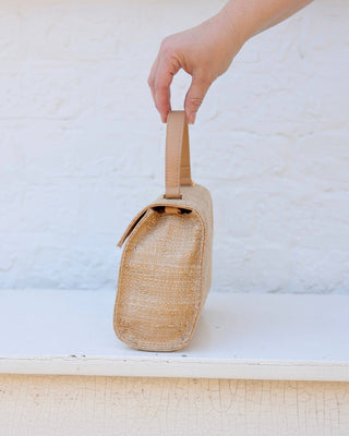 Vivienne Handbag - Straw Lattice - KJ Clothier