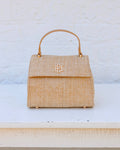 Vivienne Handbag - Straw Lattice - KJ Clothier