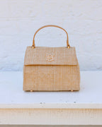 Vivienne Handbag - Straw Lattice - KJ Clothier