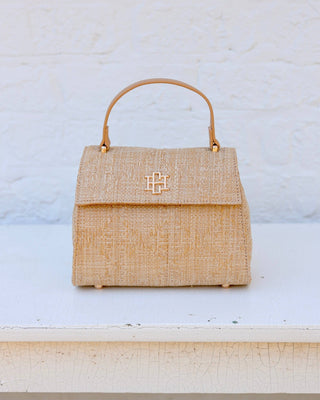 Vivienne Handbag - Straw Lattice - KJ Clothier