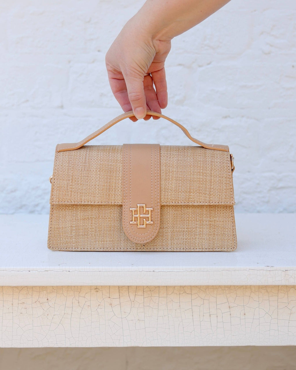 Waverly Clutch - Natural - KJ Clothier
